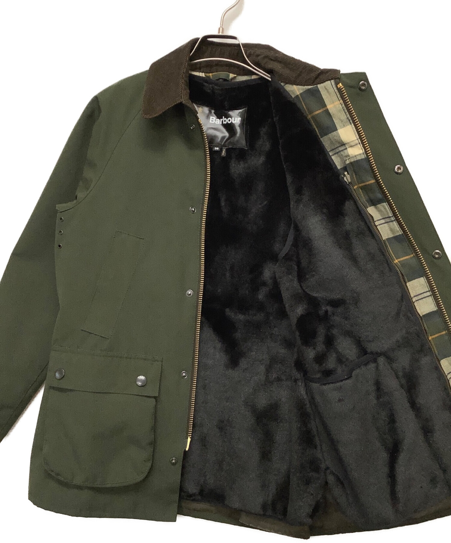 Barbour (バブアー) ハンティングジャケット グリーン サイズ:38