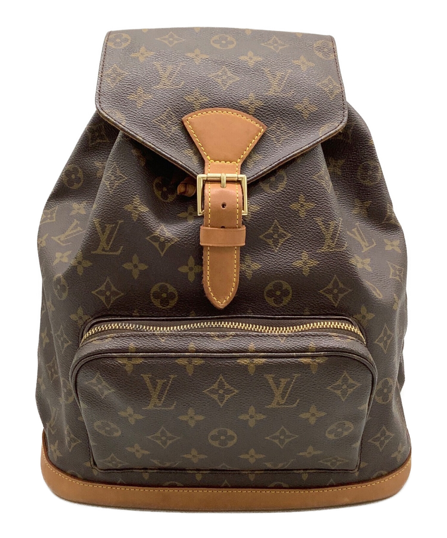 中古・古着通販】LOUIS VUITTON (ルイ ヴィトン) モンスリGM ブラウン