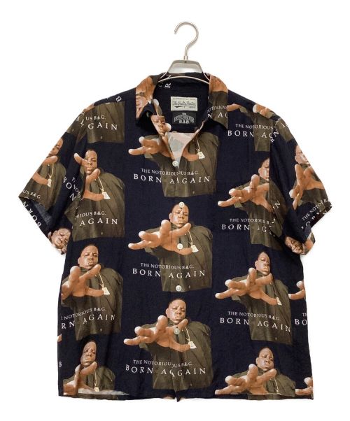 【中古・古着通販】The Notorious B.I.G (ノトーリアス) WACKO MARIA (ワコマリア) アロハシャツ ブラック×ブラウン  サイズ:M｜ブランド・古着通販 トレファク公式【TREFAC FASHION】スマホサイト