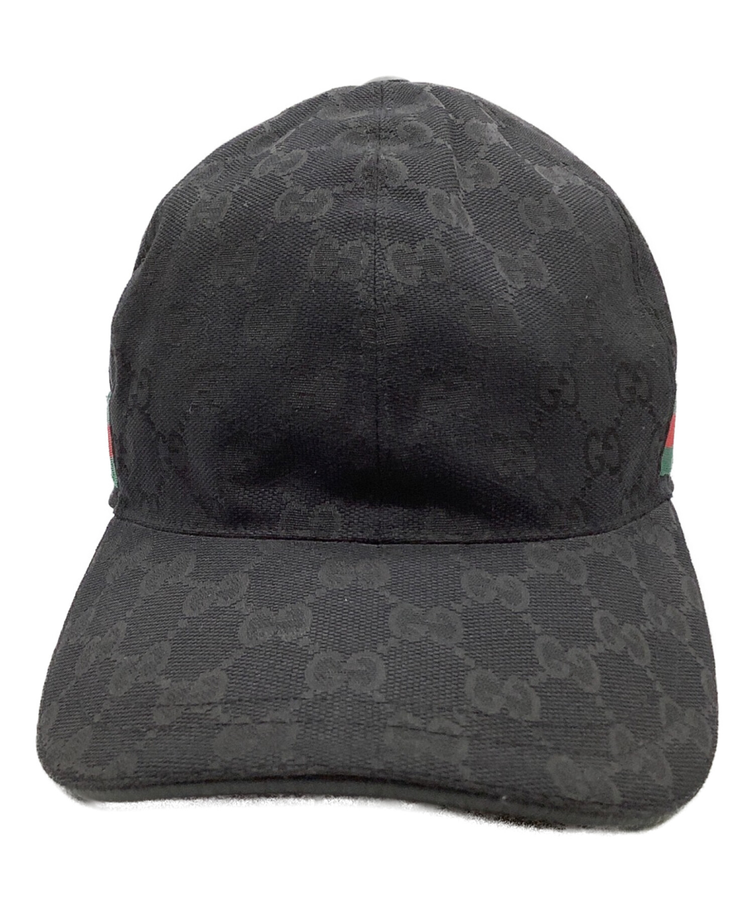 GUCCI (グッチ) ベースボールキャップ ブラック サイズ:L 59