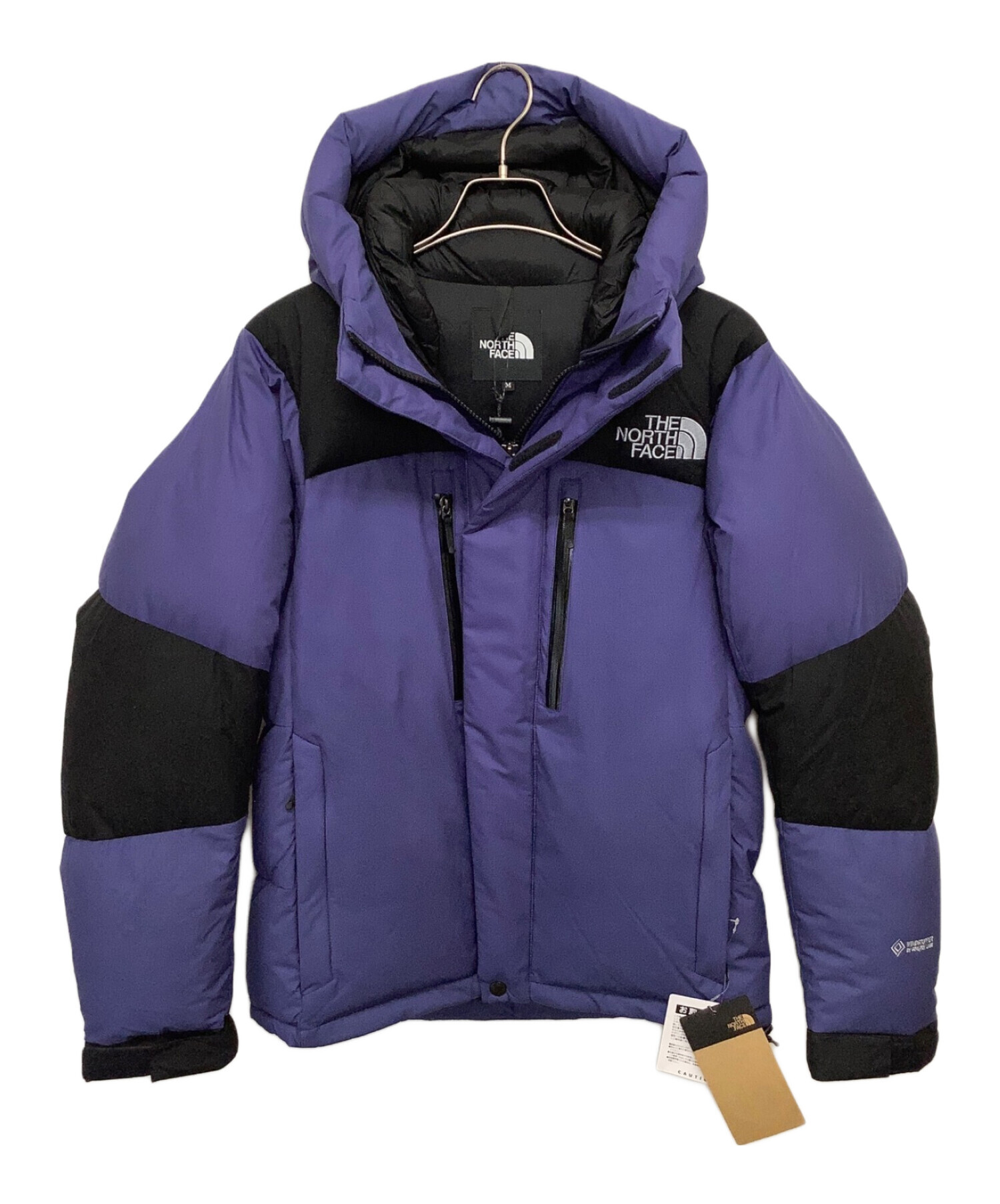 THE NORTH FACE (ザ ノース フェイス) ダウンジャケット パープル×ブラック サイズ:M