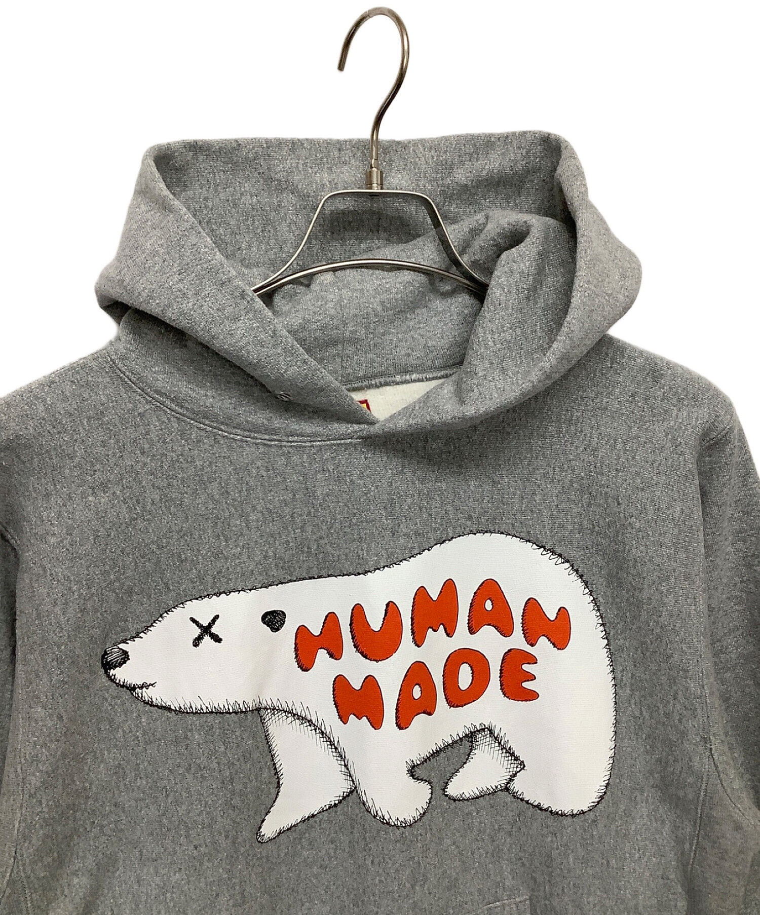 HUMAN MADE (ヒューマンメイド) プルオーバーパーカー グレー サイズ:M