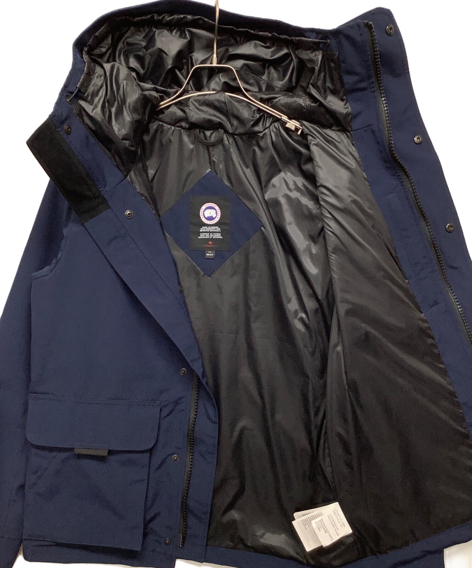 中古・古着通販】CANADA GOOSE (カナダグース) マウンテンパーカー ネイビー サイズ:S｜ブランド・古着通販 トレファク公式【TREFAC  FASHION】スマホサイト