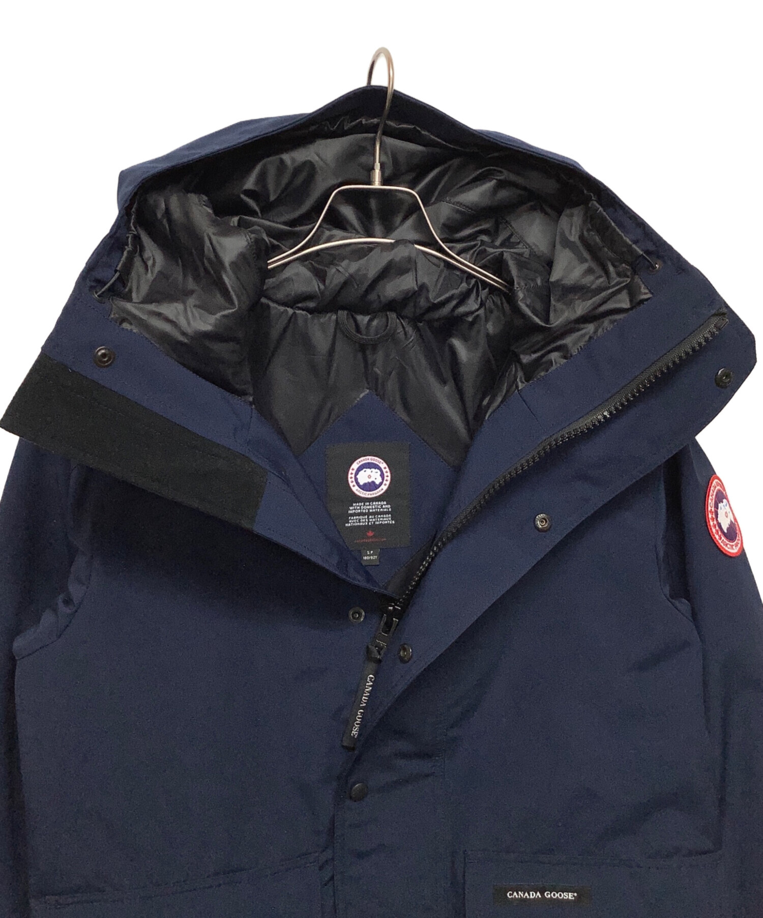 中古・古着通販】CANADA GOOSE (カナダグース) マウンテンパーカー ネイビー サイズ:S｜ブランド・古着通販 トレファク公式【TREFAC  FASHION】スマホサイト