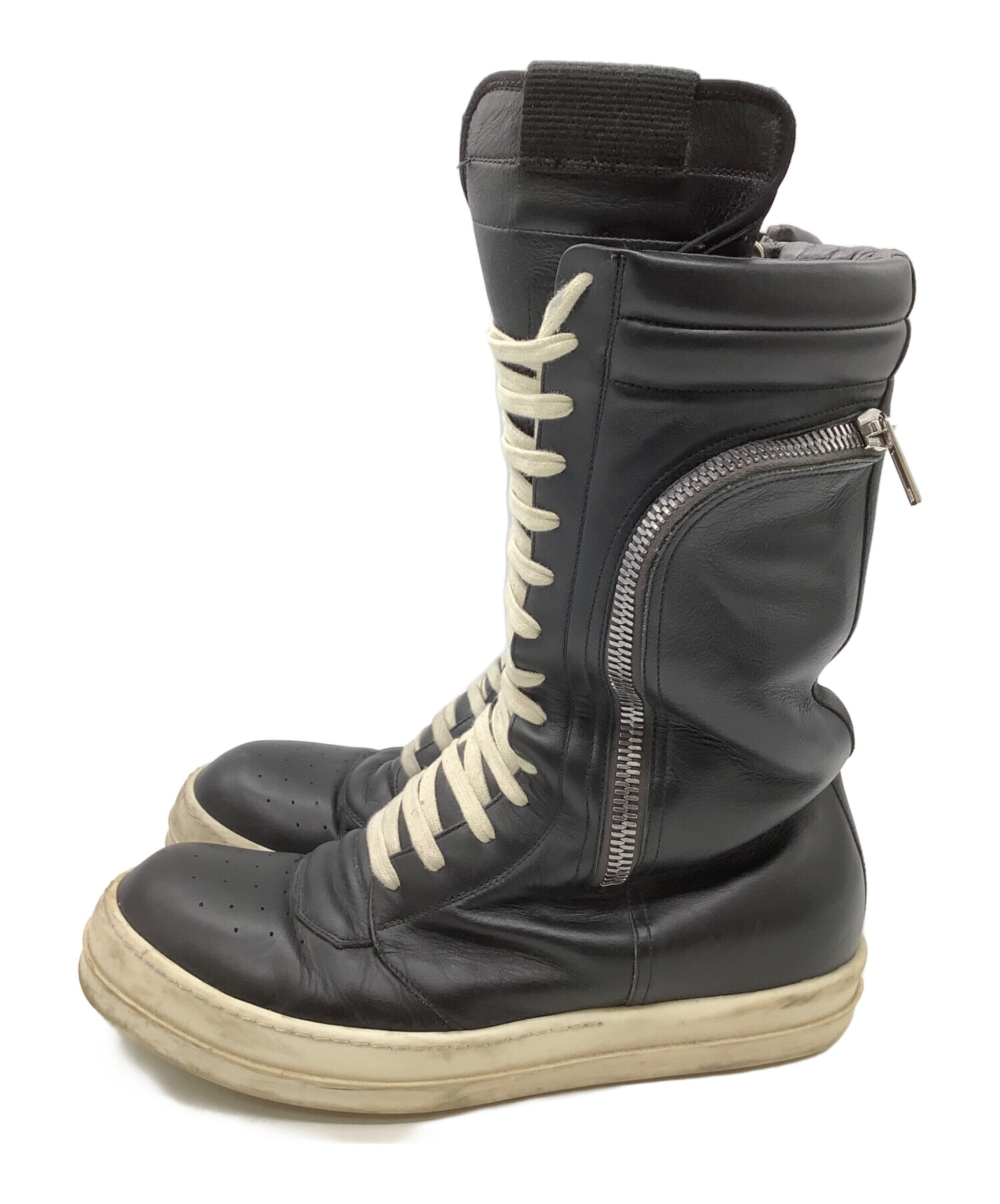 中古・古着通販】RICK OWENS (リックオウエンス) ロングブーツ ブラック サイズ:43｜ブランド・古着通販 トレファク公式【TREFAC  FASHION】スマホサイト