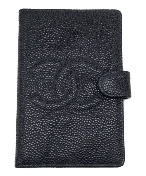 中古・古着通販】CHANEL (シャネル) 手帳カバー ブラック｜ブランド