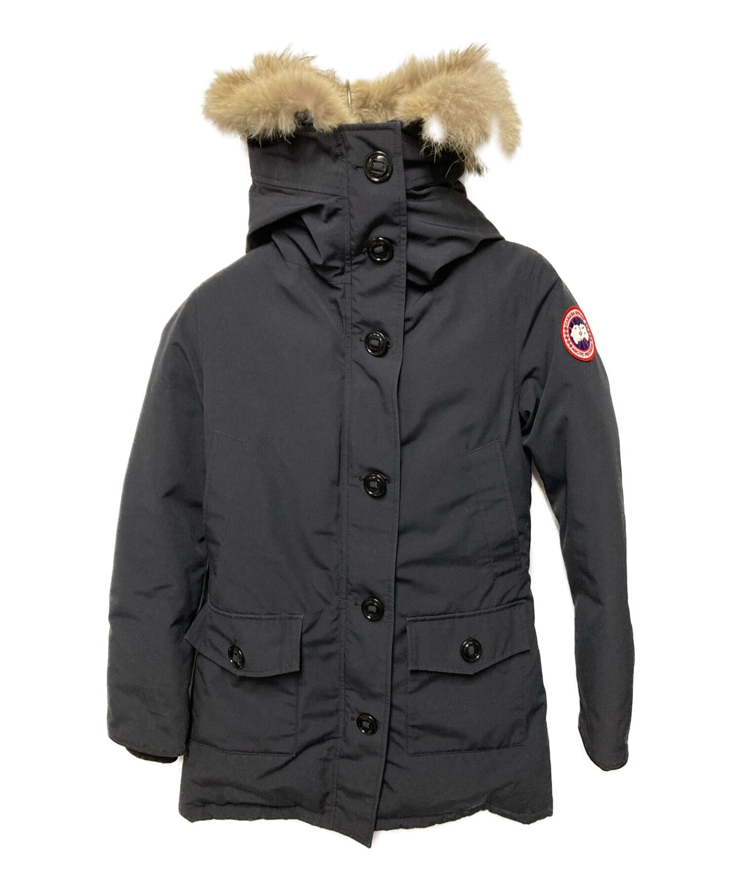 CANADA GOOSE カナダグース ダウンコート S 黒 【古着】-