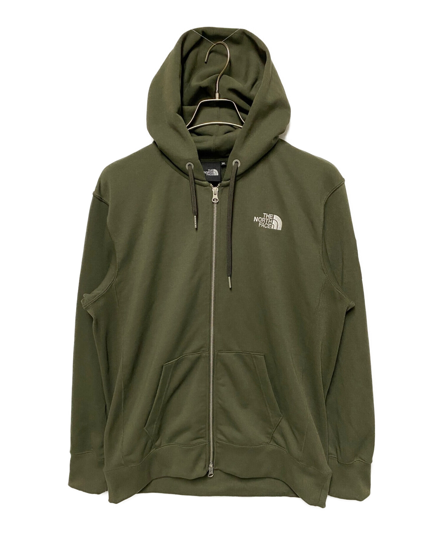 THE NORTH FACE (ザ ノース フェイス) ジップパーカー カーキ サイズ:M