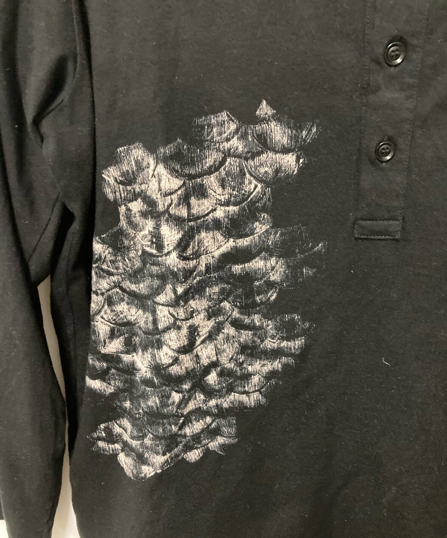 中古・古着通販】YOHJI YAMAMOTO (ヨウジヤマモト) ヘンリーネック