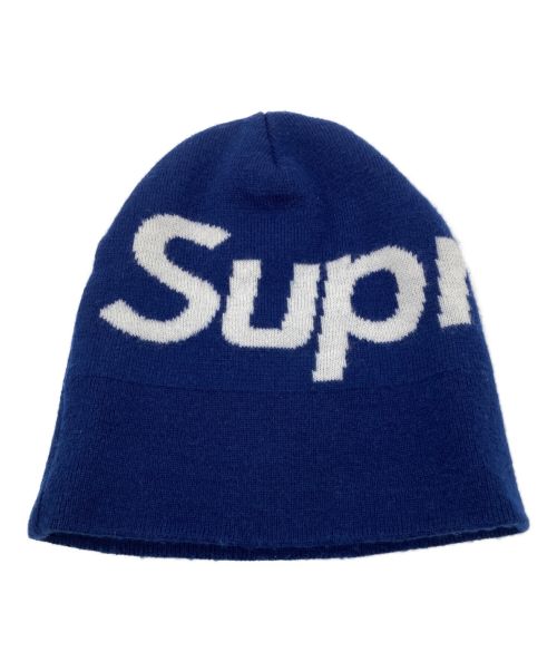 中古・古着通販】SUPREME (シュプリーム) ビッグロゴビーニー ネイビー