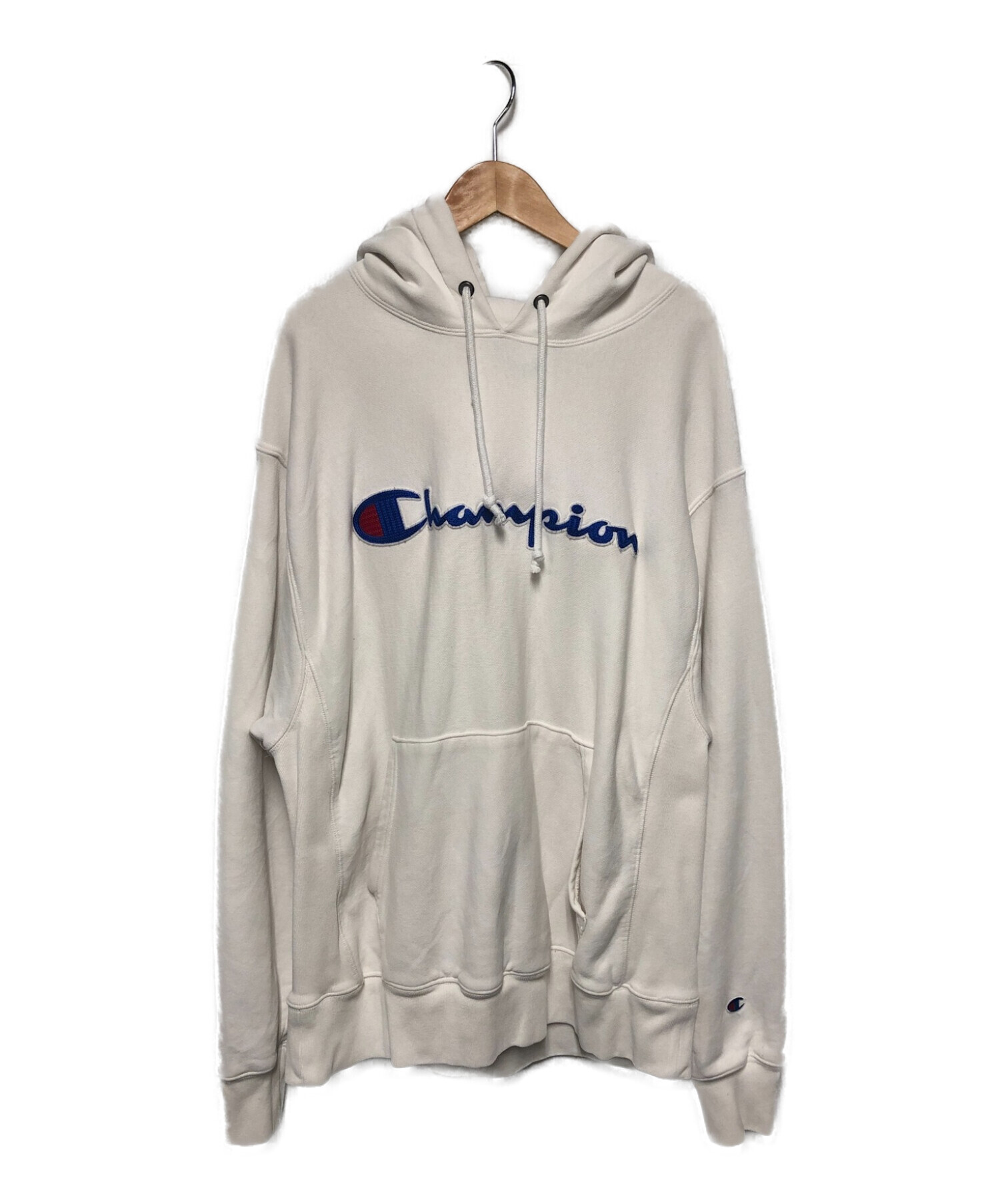 Champion REVERSE WEAVE (チャンピオン リバースウィーブ) プルオーバーパーカー ホワイト サイズ:2XL