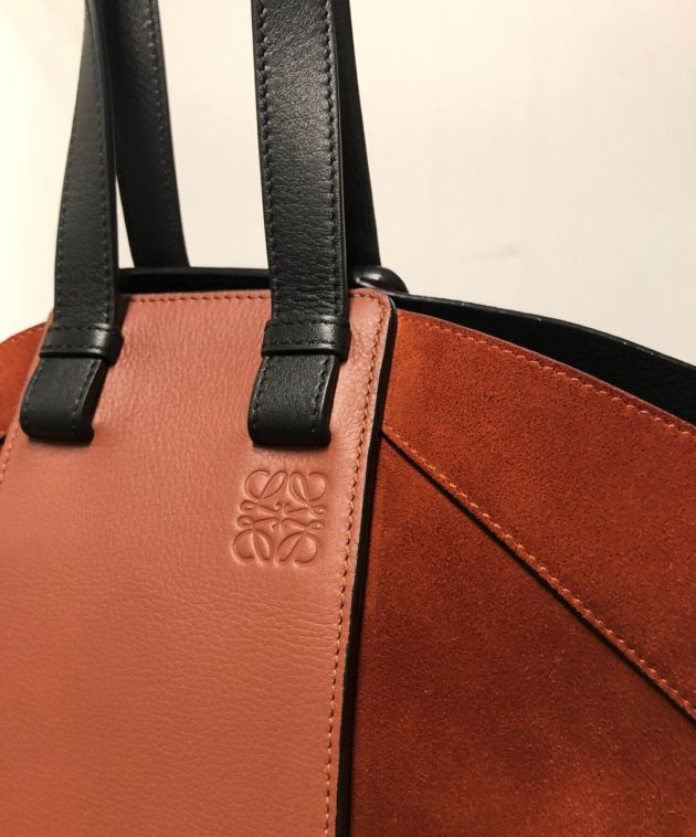 中古・古着通販】LOEWE (ロエベ) ハンモックトートバッグ ブラウン