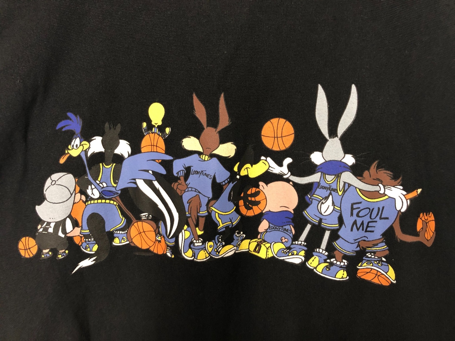 Champion REVERSE WEAVE (チャンピオン リバースウィーブ) LOONEY TUNES (ルーニーチューンズ)  ロングスリーブTシャツ BEAMS別注 ブラック サイズ:M