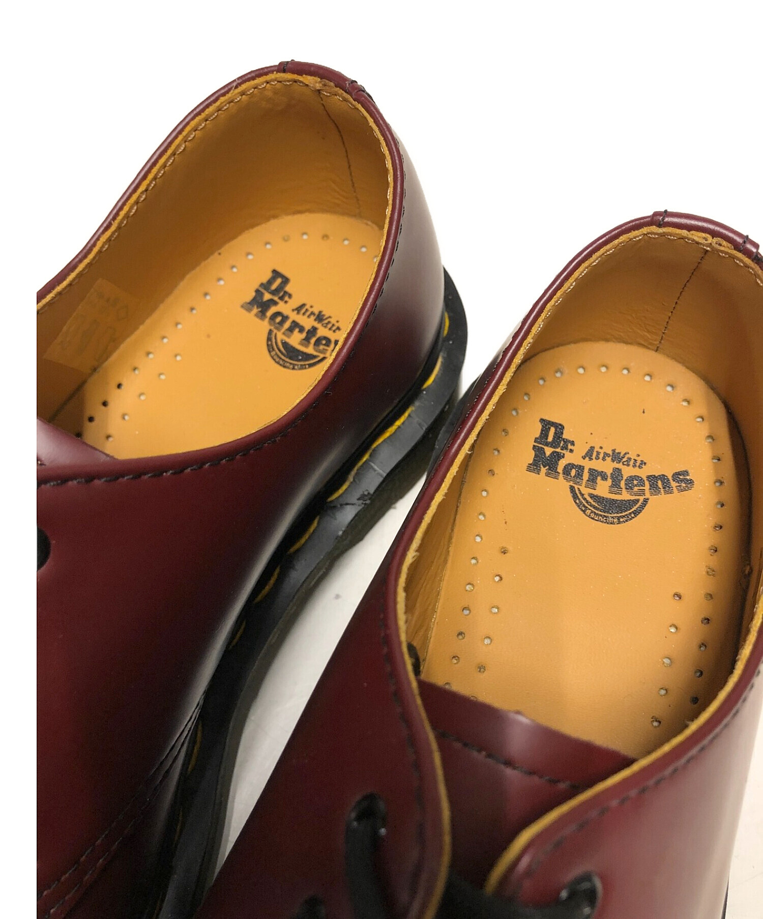 Dr.Martens (ドクターマーチン) ３ホールシューズ ワインレッド サイズ:UK3