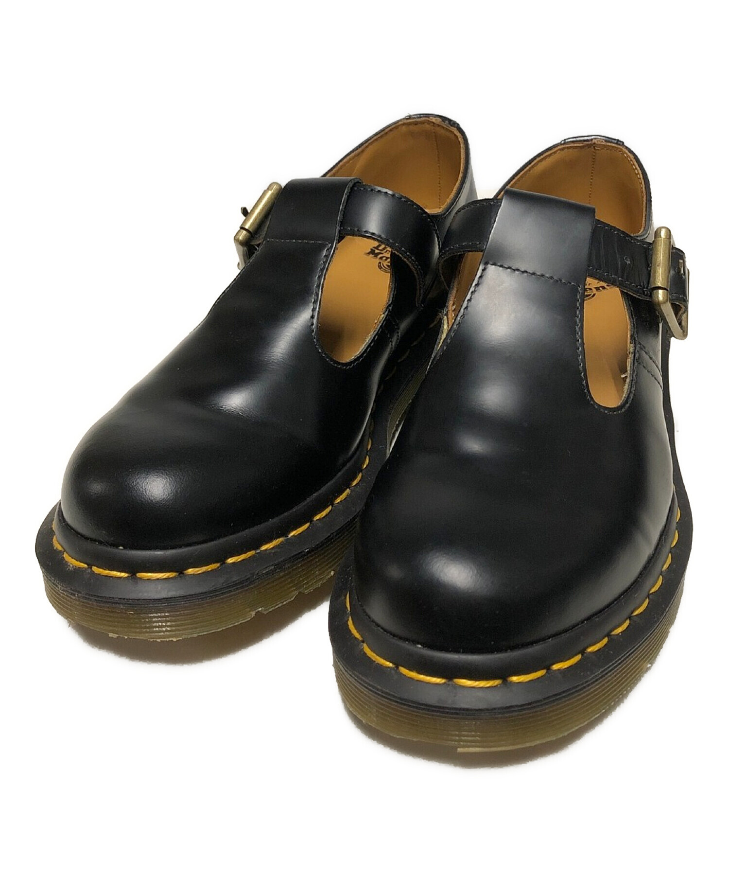 Dr.Martens (ドクターマーチン) POLLEY ストラップレザーシューズ ブラック サイズ:UK3