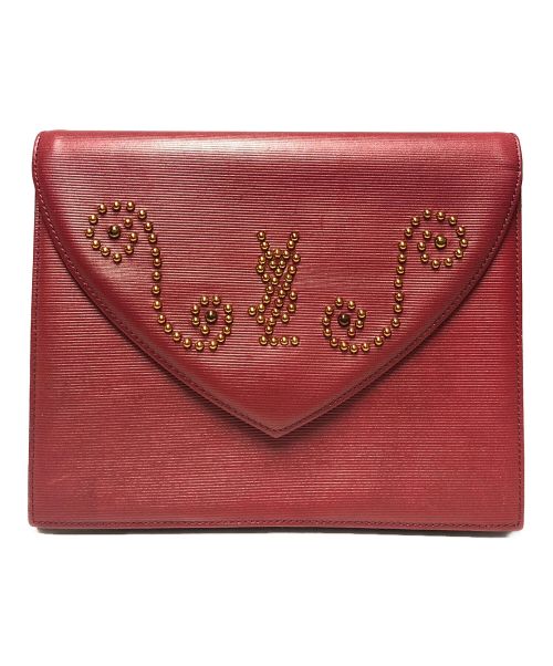 中古・古着通販】Yves Saint Laurent (イヴサンローラン) レザーミニ