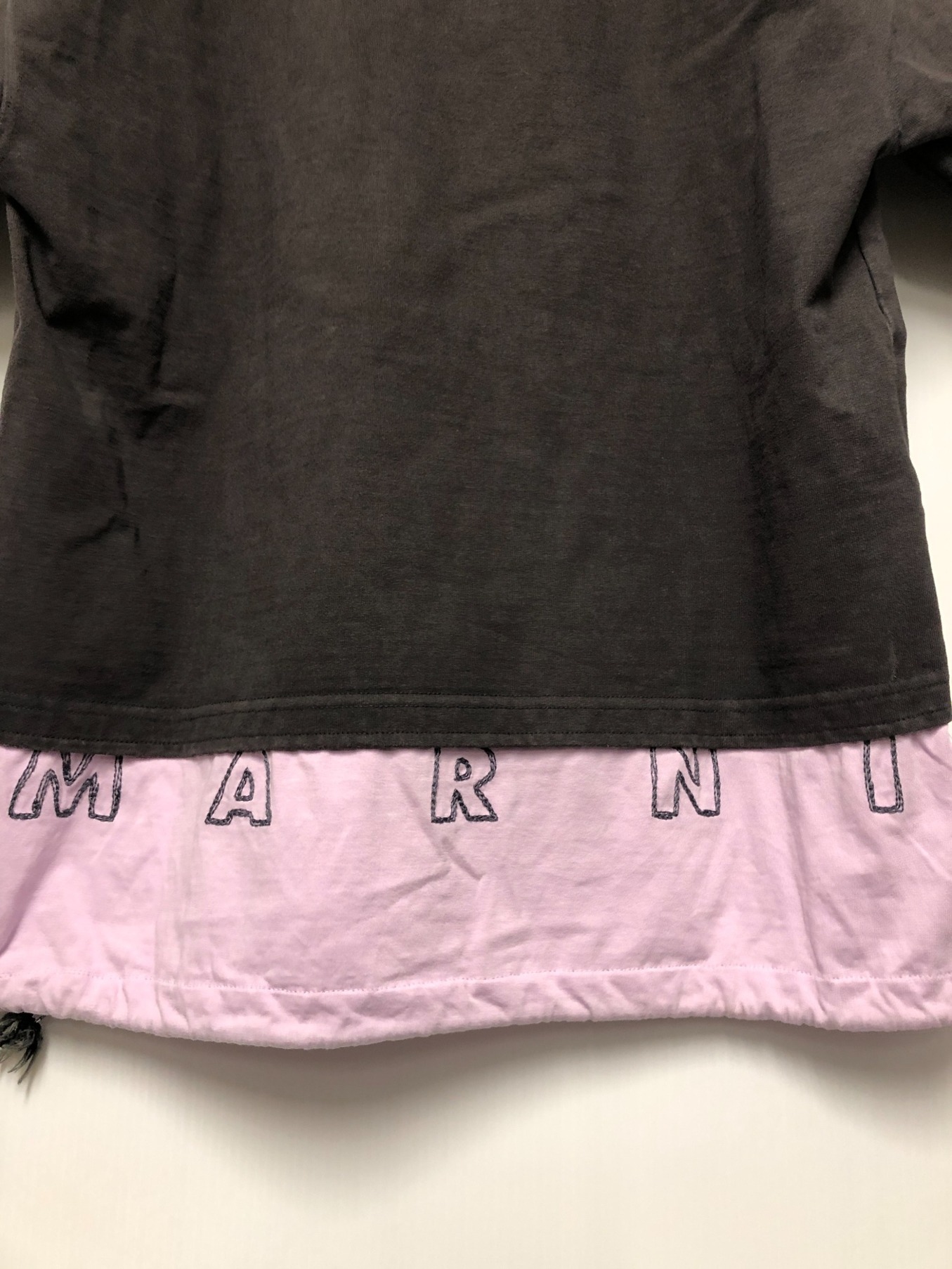 中古・古着通販】MARNI (マルニ) レイヤードバイカラーTシャツ