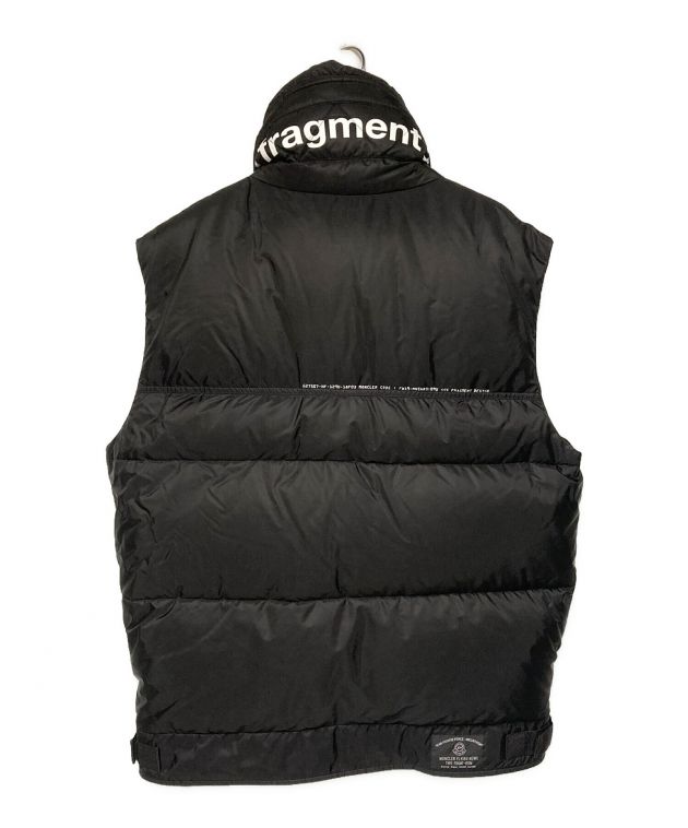 中古・古着通販】MONCLER (モンクレール) FRAGMENT DESIGN (フラグメント デザイン) 20-21AW ダウンベスト ブラック  サイズ:2｜ブランド・古着通販 トレファク公式【TREFAC FASHION】スマホサイト