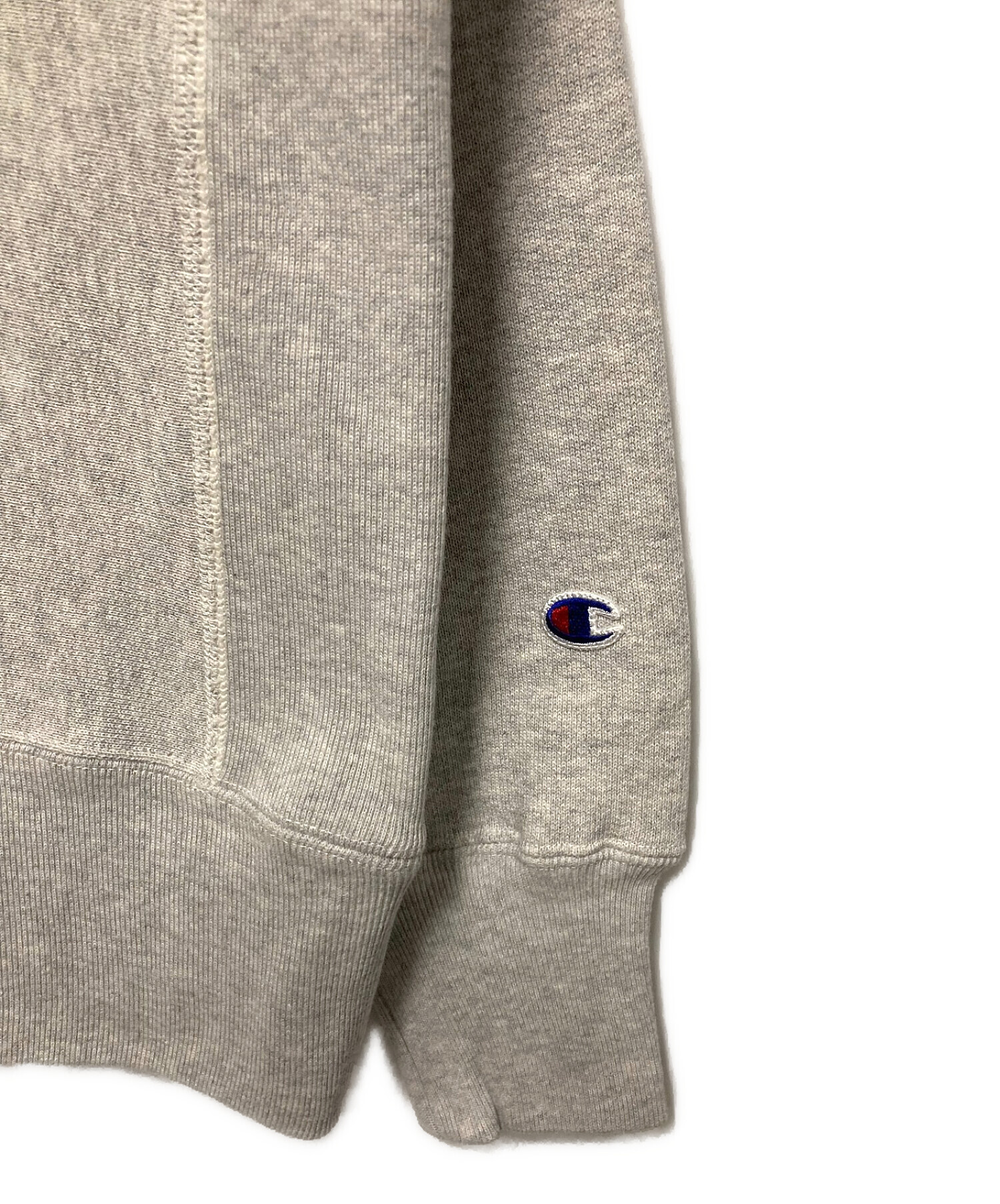 Champion REVERSE WEAVE (チャンピオンリバースウィーブ) DISNEY (ディズニー)  ミッキーマウスプリントクルーネックスウェット グレー サイズ:Ｓ