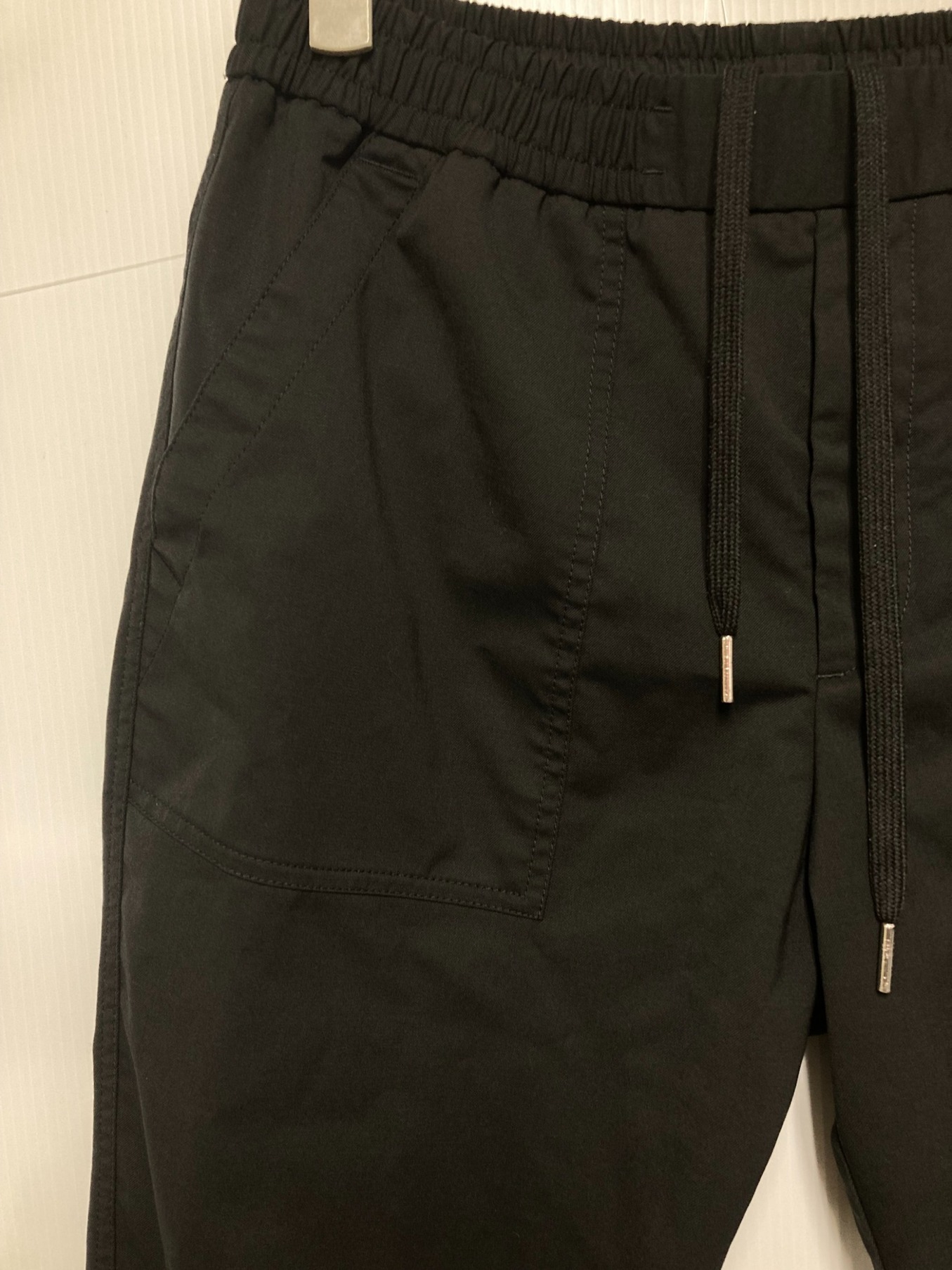 MONCLER (モンクレール) PANTALONE SPORTIVO イージーパンツ ブラック サイズ:48