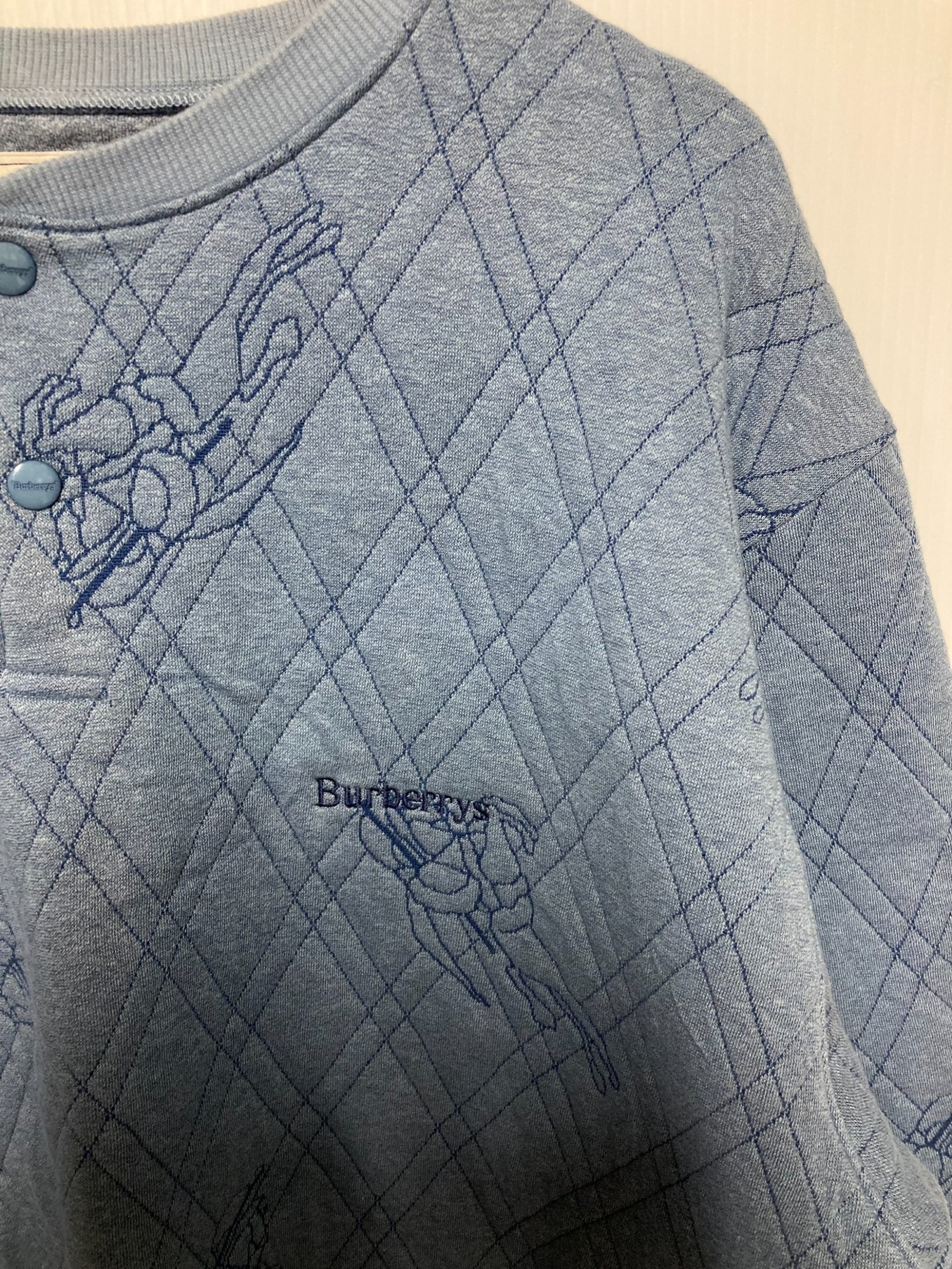 中古・古着通販】Burberry's (バーバリーズ) 刺繍ヘンリーネック