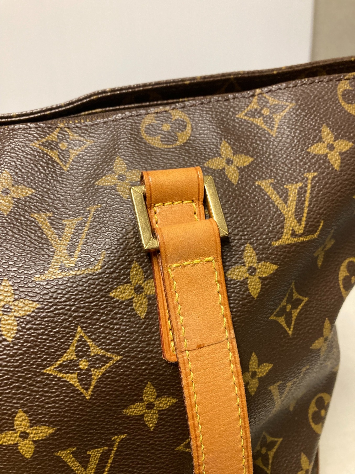 LOUIS VUITTON (ルイ ヴィトン) カバメゾ ミドルトートバッグ ブラウン