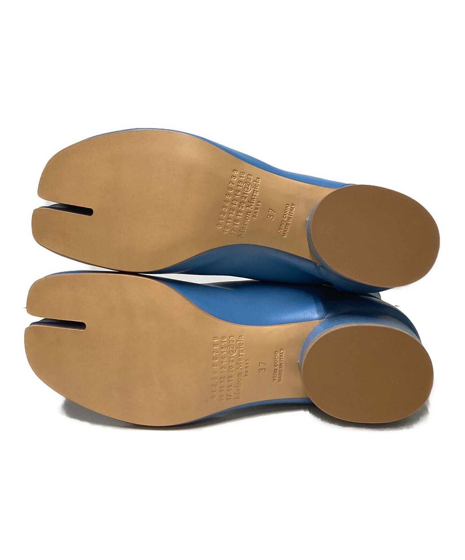 Maison Margiela (メゾンマルジェラ) 足袋ブーツ ブルー サイズ:37