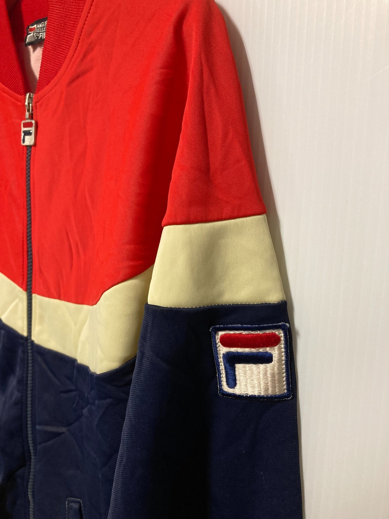 中古・古着通販】FILA (フィラ) 70's トラックジャケット レッド