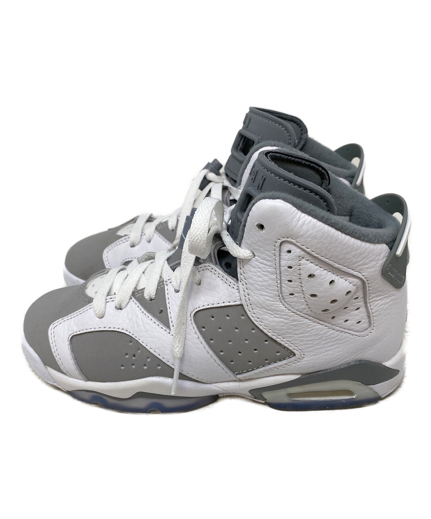 中古・古着通販】NIKE (ナイキ) AIR JORDAN 6 RETRO GS ホワイト