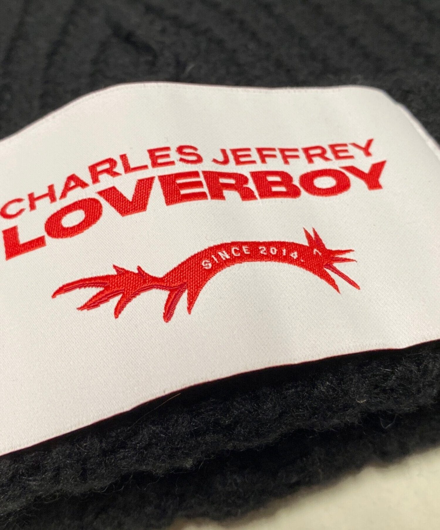 中古・古着通販】CHARLES JEFFREY LOVERBOY (チャールズジェフリーラバーボーイ) CHUNKY EARS BEANIE  ウールニットキャップ ブラック｜ブランド・古着通販 トレファク公式【TREFAC FASHION】スマホサイト