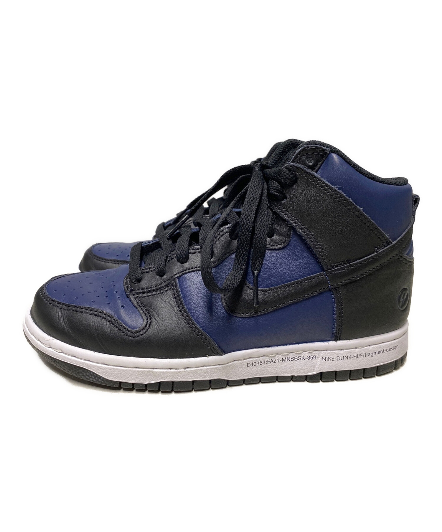 中古・古着通販】NIKE (ナイキ) FRAGMENT DESIGN (フラグメントデザイン) DUNK HI / F ネイビー  サイズ:US6｜ブランド・古着通販 トレファク公式【TREFAC FASHION】スマホサイト