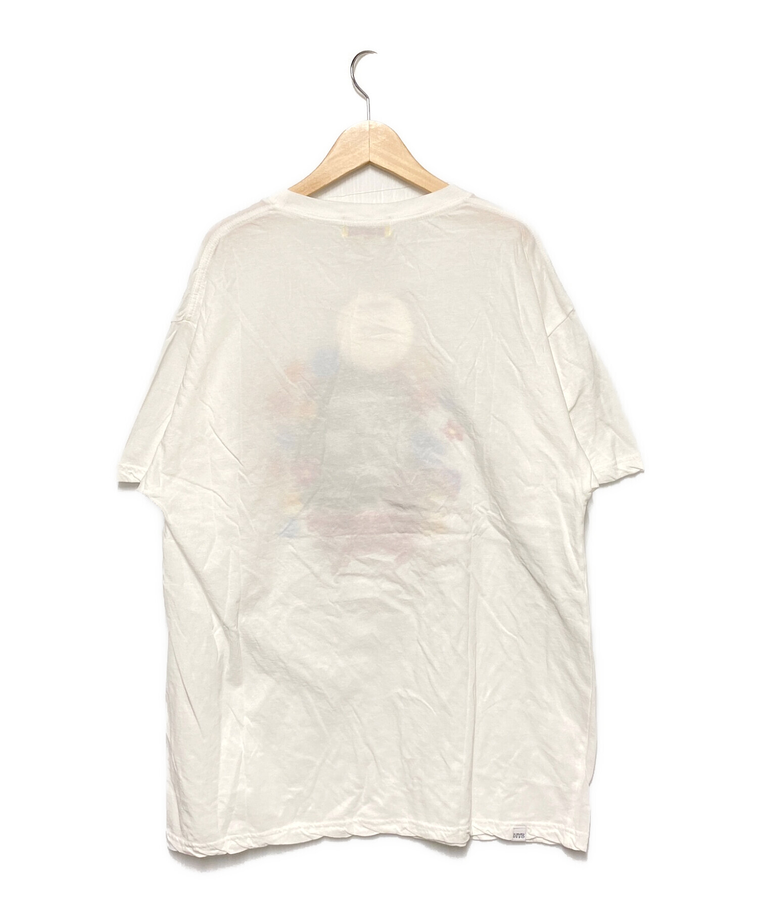 好評低価「新作 未使用」ヒステリックグラマー オーバーサイズTシャツ Mサイズ　白　黒 Tシャツ/カットソー(半袖/袖なし)