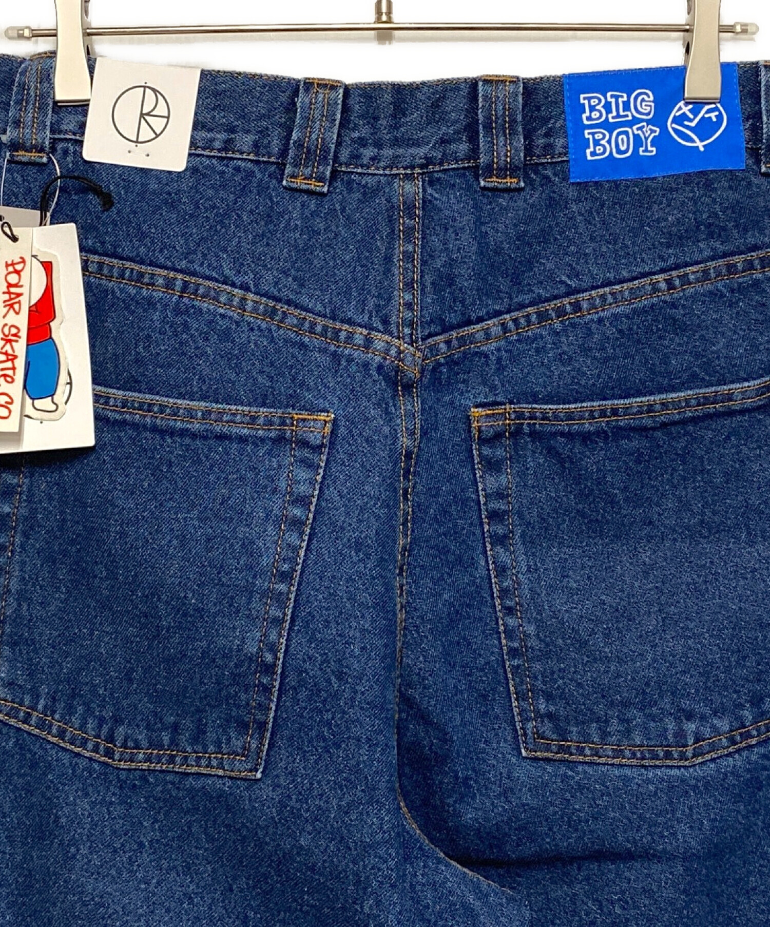 POLAR SKATE CO. (ポーラースケートカンパニー) BIG BOY JEANS インディゴ サイズ:M 未使用品