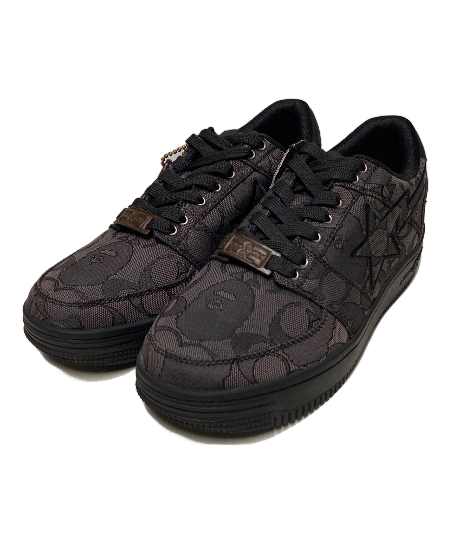 COACH (コーチ) bape (アベイシングエイプ) BAPE STA LOW ブラック サイズ:US8.5 未使用品