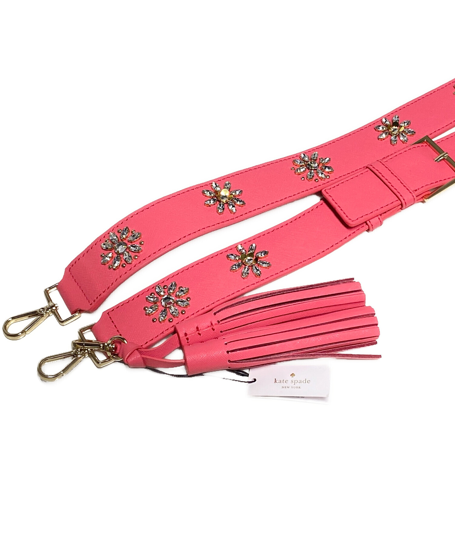 中古・古着通販】Kate Spade (ケイトスペード) フリンジショルダーストラップ ピンク 未使用品｜ブランド・古着通販  トレファク公式【TREFAC FASHION】スマホサイト