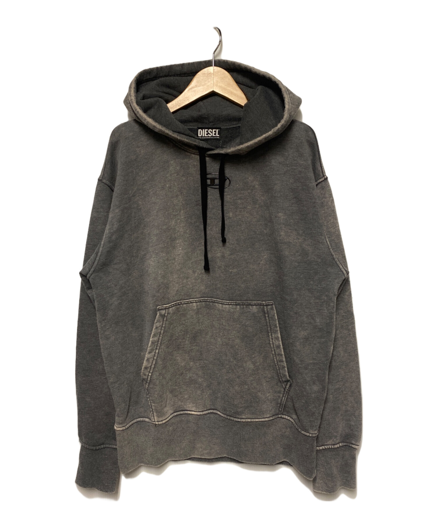 中古・古着通販】DIESEL (ディーゼル) S-MACS-HOOD / プルオーバーパーカー グレー サイズ:XS｜ブランド・古着通販  トレファク公式【TREFAC FASHION】スマホサイト