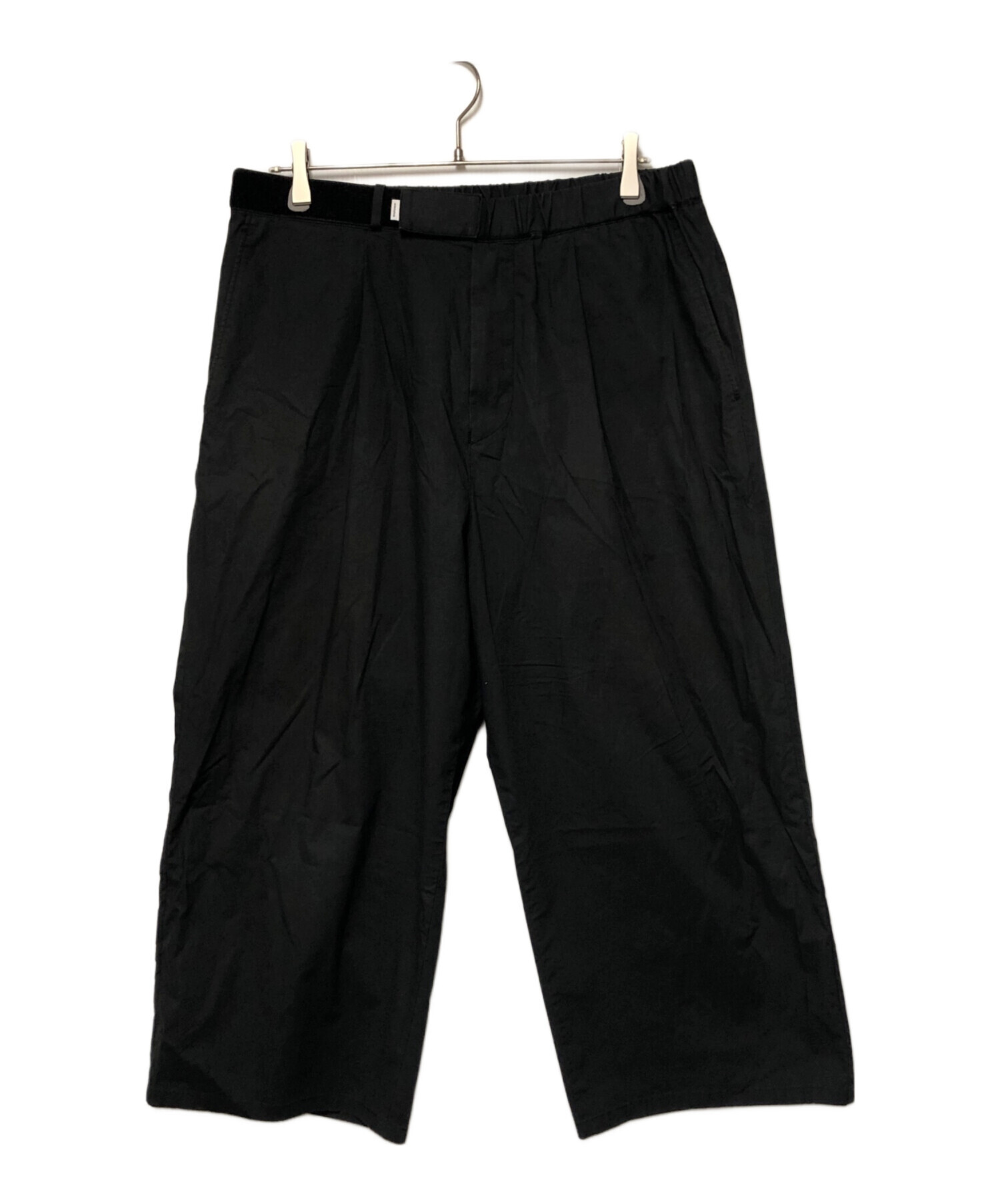 中古・古着通販】Graphpaper (グラフペーパー) Stretch Typewriter Wide Chef Pants / ワイドシェフパンツ  ブラック サイズ:F｜ブランド・古着通販 トレファク公式【TREFAC FASHION】スマホサイト