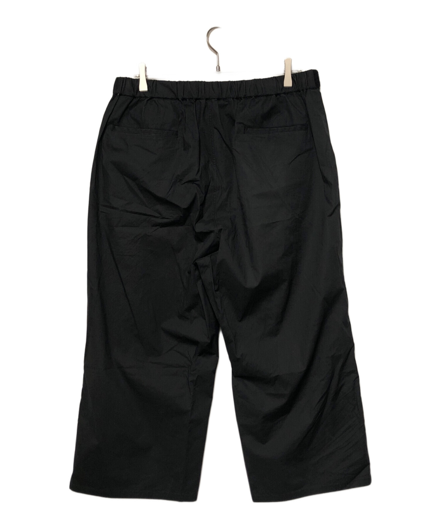 中古・古着通販】Graphpaper (グラフペーパー) Stretch Typewriter Wide Chef Pants / ワイドシェフパンツ  ブラック サイズ:F｜ブランド・古着通販 トレファク公式【TREFAC FASHION】スマホサイト