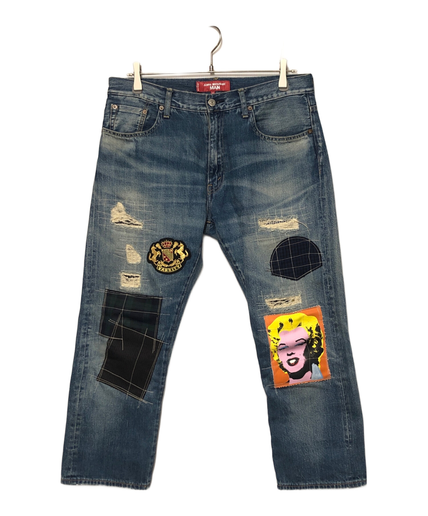 中古・古着通販】JUNYA WATANABE MAN (ジュンヤワタナベマン) LEVI'S (リーバイス) 綿セルヴィッチデニムパンツ Andy  Warhol インディゴ サイズ:M｜ブランド・古着通販 トレファク公式【TREFAC FASHION】スマホサイト