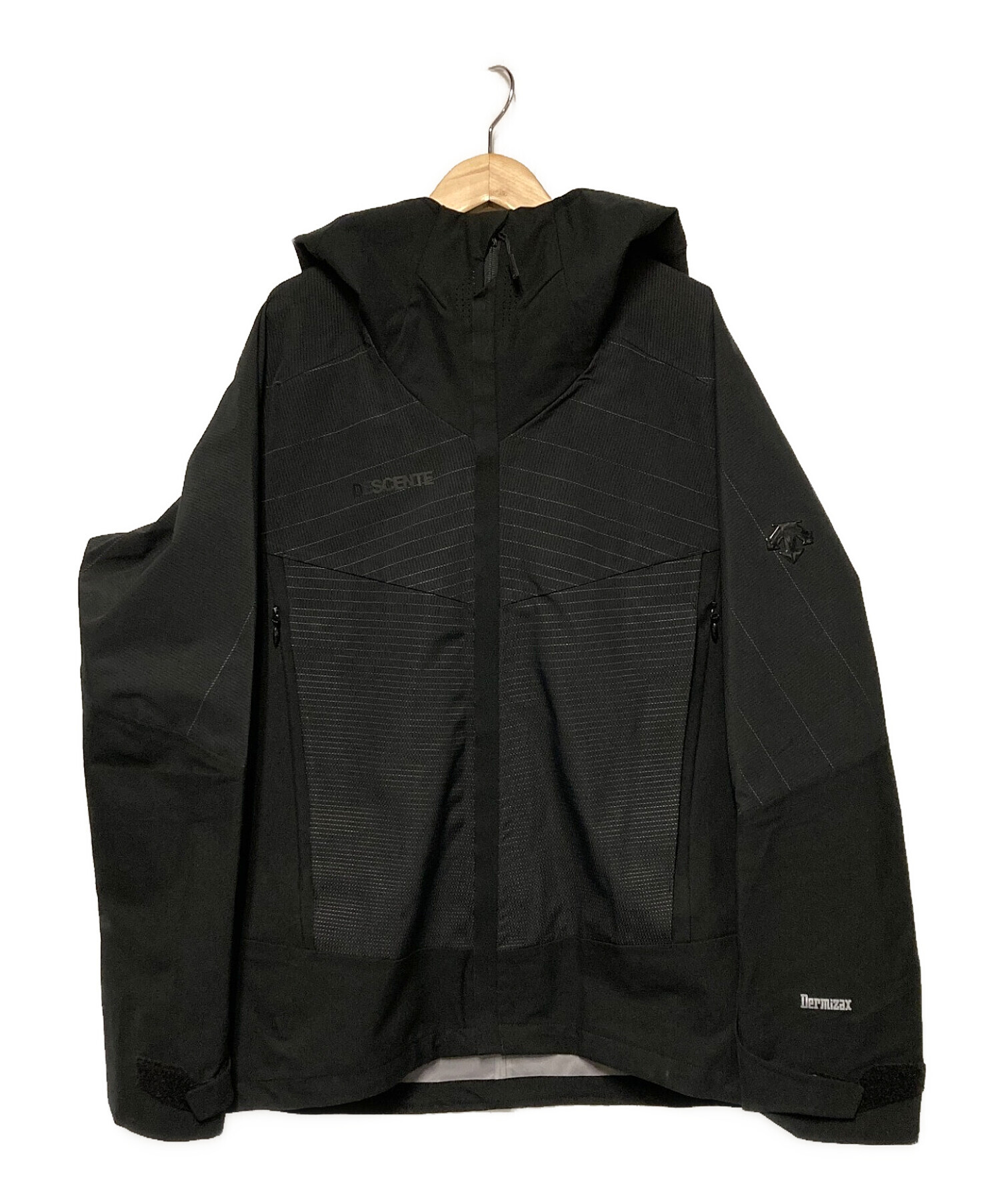 DECENT (デサント) S.I.O SCHEMATECH 3L-SHELL JACKET / マウンテンパーカー ブラック サイズ:L