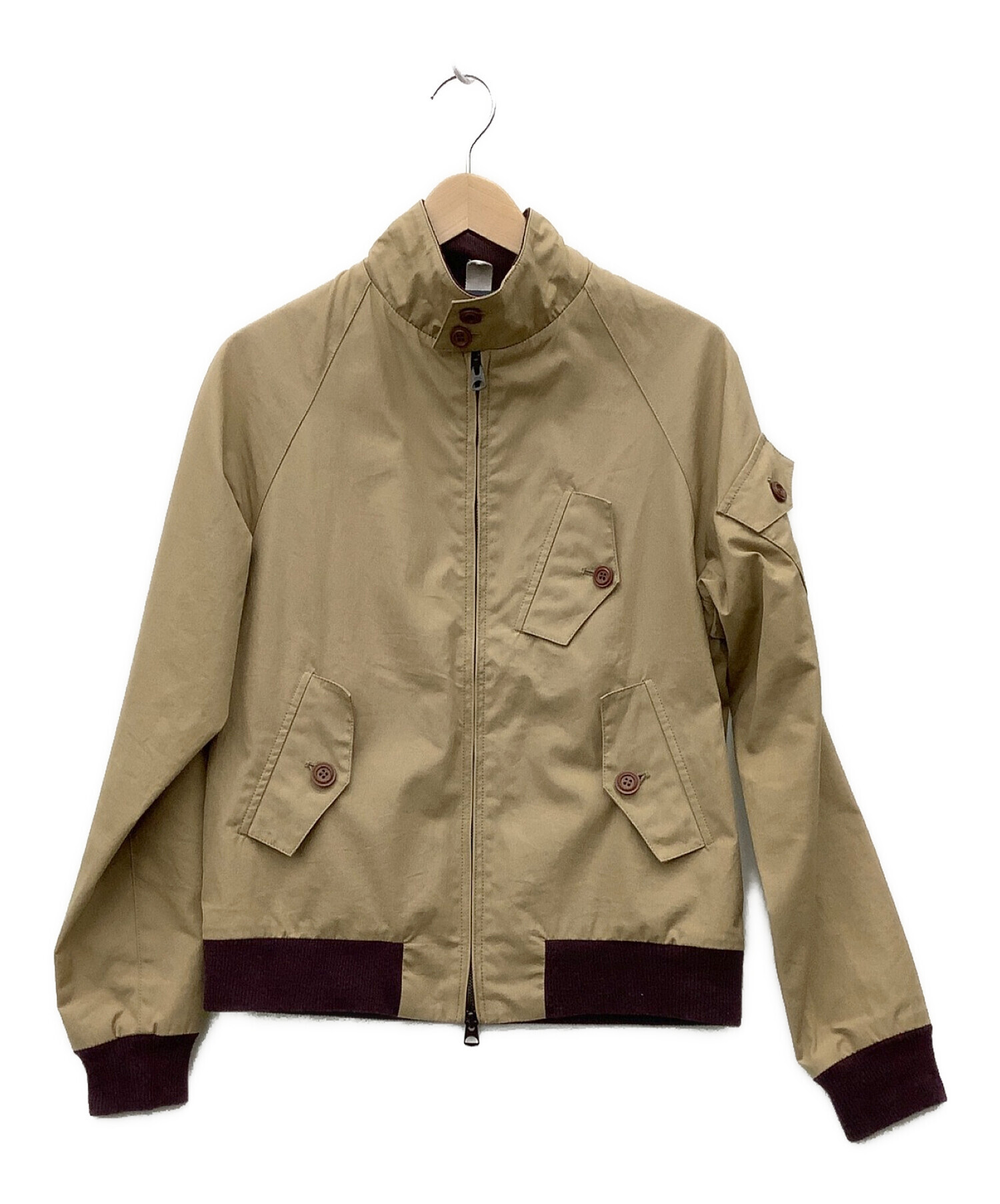 中古・古着通販】BARACUTA (バラクータ) ブルゾン ベージュ×ブラウン