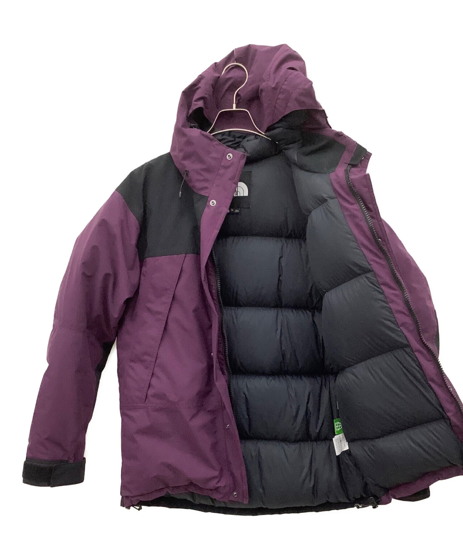 中古・古着通販】THE NORTH FACE (ザ ノース フェイス) マウンテンダウンジャケット パープル×ブラック サイズ:L｜ブランド・古着通販  トレファク公式【TREFAC FASHION】スマホサイト