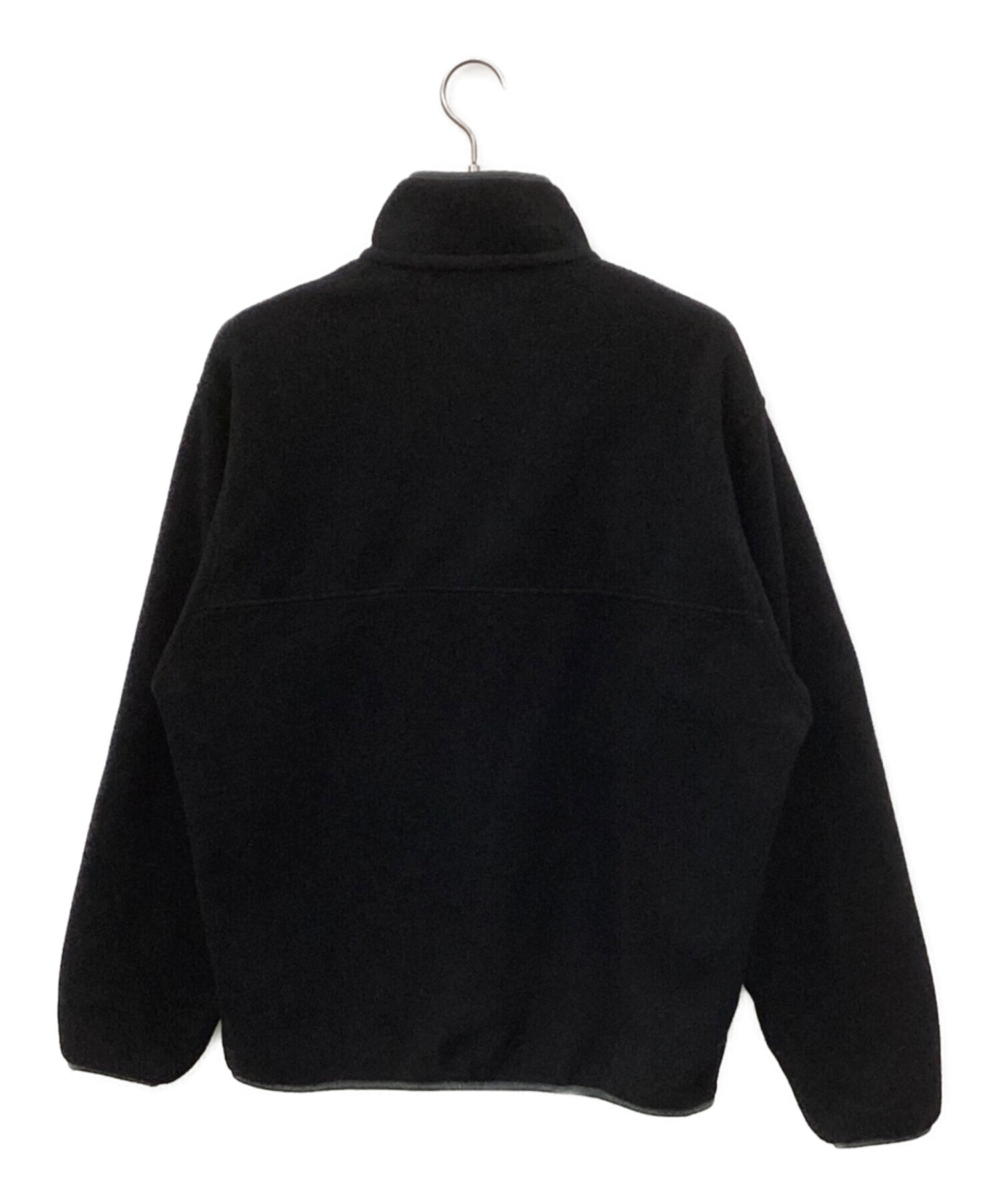 Patagonia (パタゴニア) フリースジャケット ブラック×グレー サイズ:M