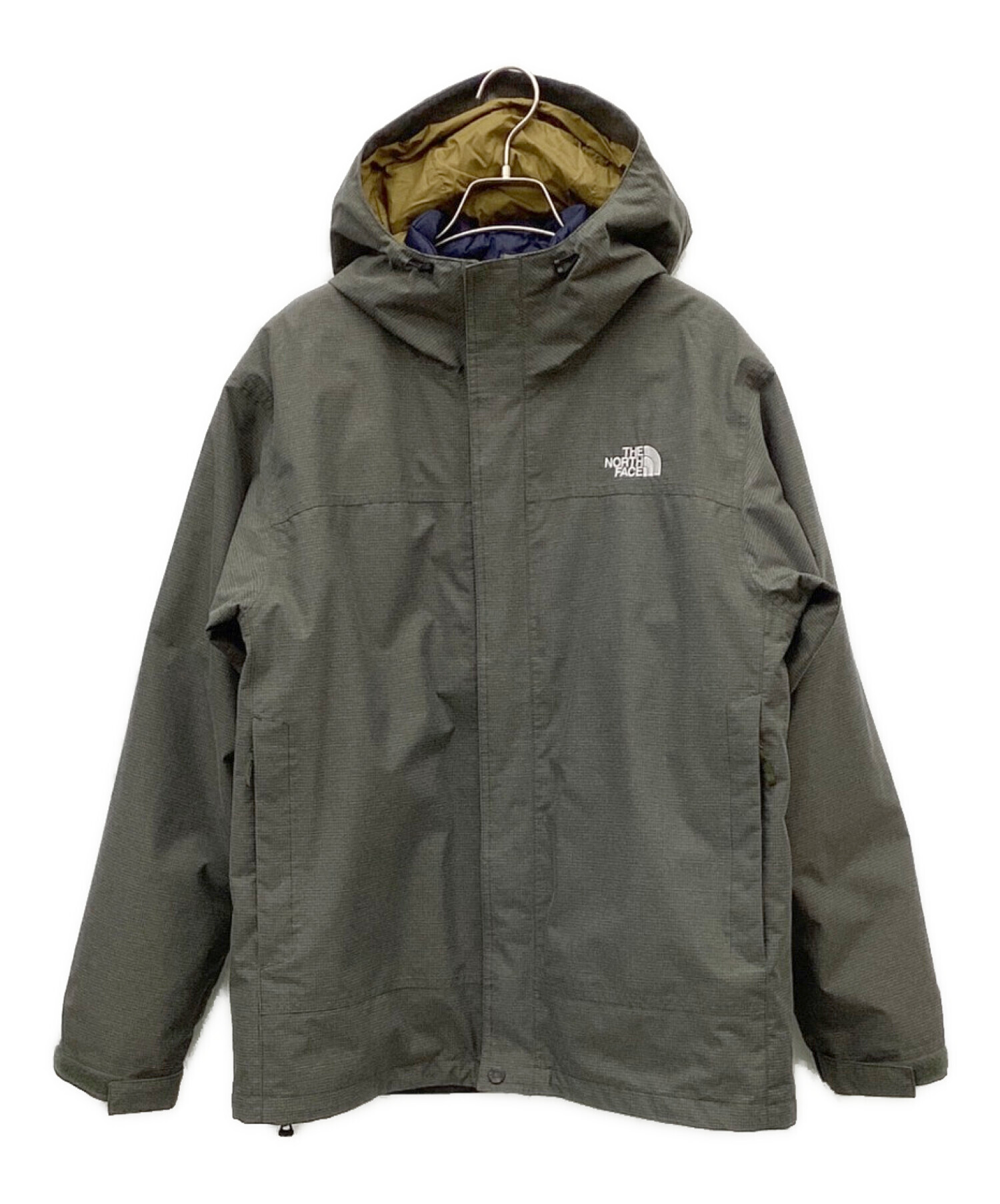 中古・古着通販】THE NORTH FACE (ザ ノース フェイス) 中綿ライナー付きカシウストリクライメイトジャケット グリーン×ネイビー  サイズ:L｜ブランド・古着通販 トレファク公式【TREFAC FASHION】スマホサイト