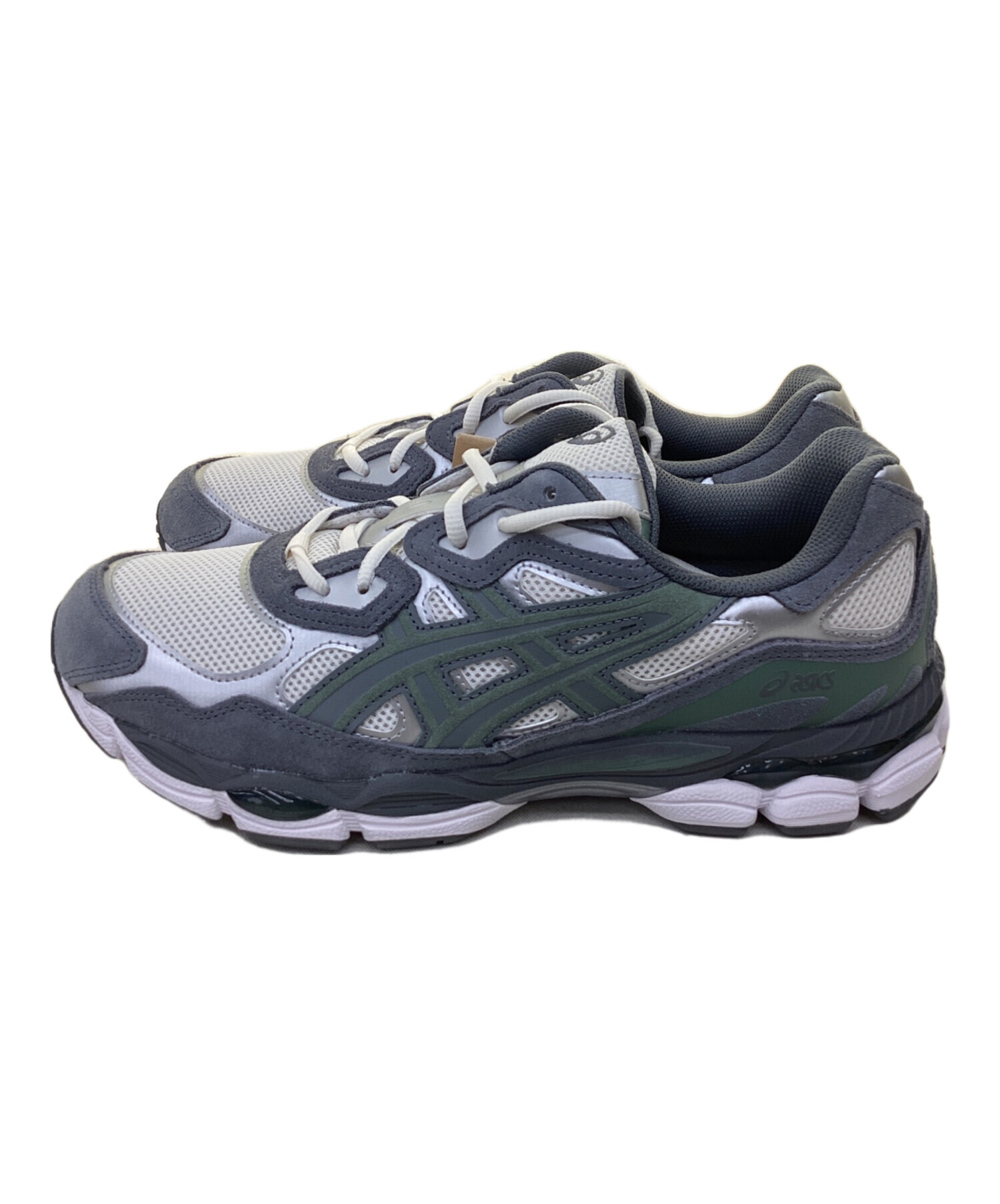 中古・古着通販】asics (アシックス) スニーカー ホワイト×グレー×グリーン サイズ:28.5 未使用品｜ブランド・古着通販  トレファク公式【TREFAC FASHION】スマホサイト