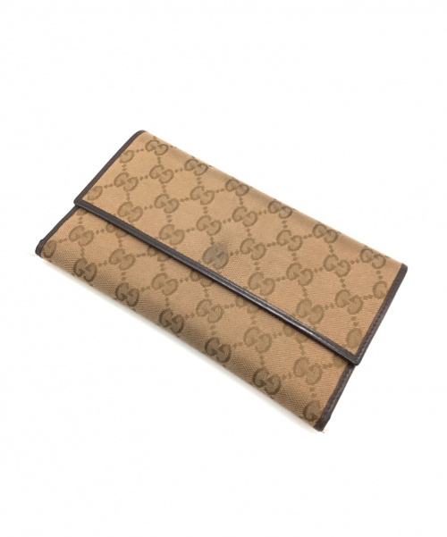 中古・古着通販】GUCCI (グッチ) 長財布 ベージュ GG 257303 257303