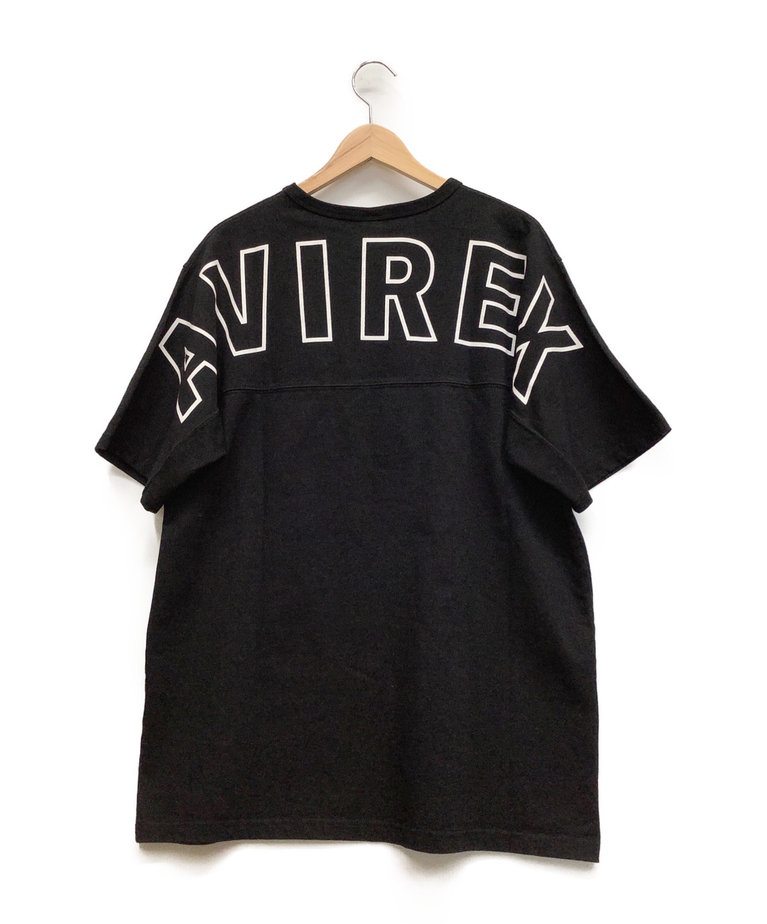 中古・古着通販】AVIREX (アヴィレックス) Tシャツ ブラック サイズ:L