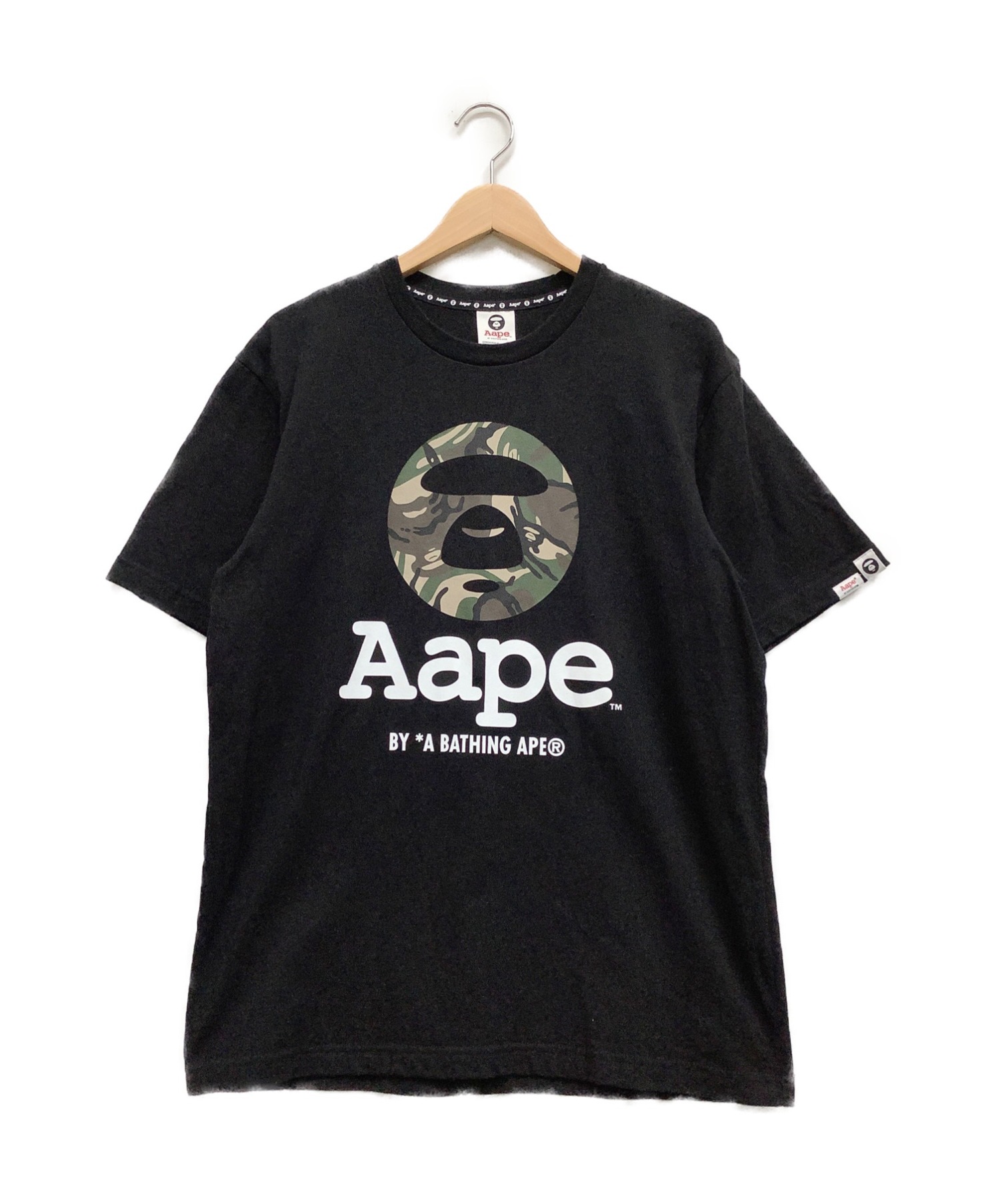 A BATHING APE® アベイシングエイプ Aape Tシャツ L 黒 - T