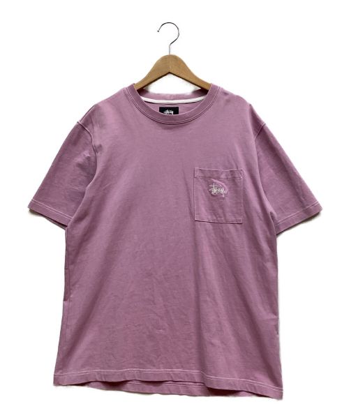 中古・古着通販】stussy (ステューシー) ポケットTシャツ パープル