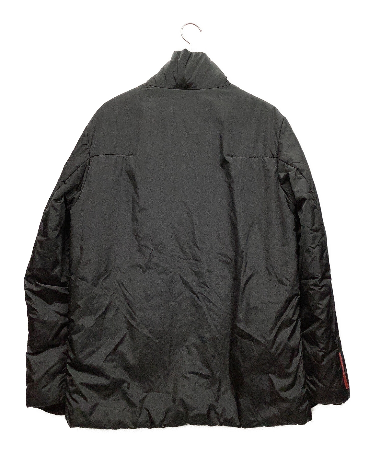 PRADA (プラダ) 中綿ナイロンジャケット ブラック サイズ:46